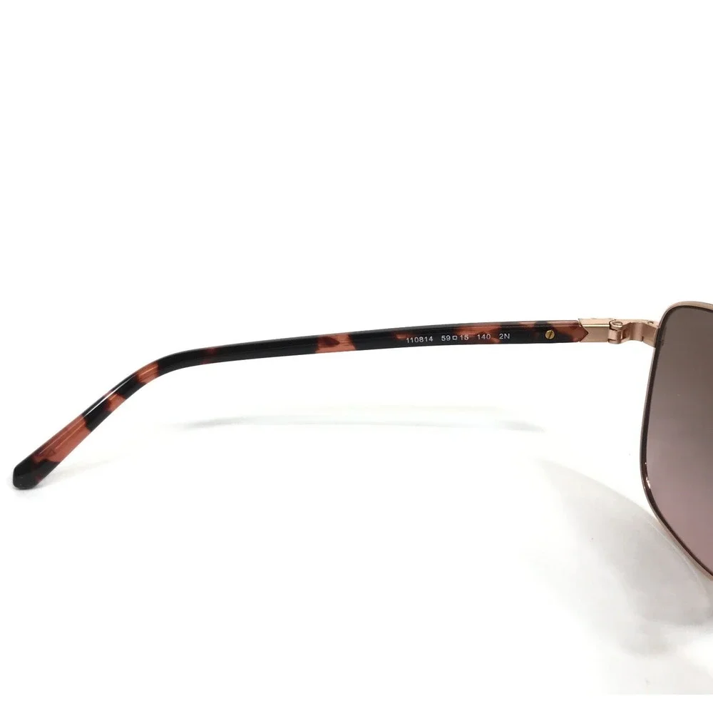 Michael Kors Sunglasses MK1096 Stratton 110814 Rose Gold Tortoise Brown Lenses - Picture 10 of 14